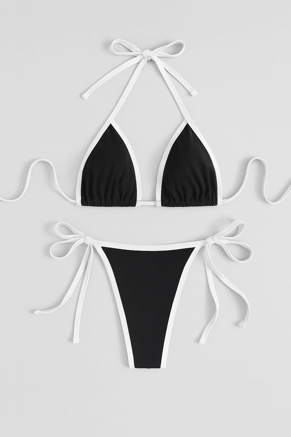 The Bondi Triangle Bikini Set in Black