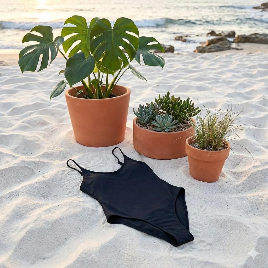 The Avalon Open Back One-Piece in Black