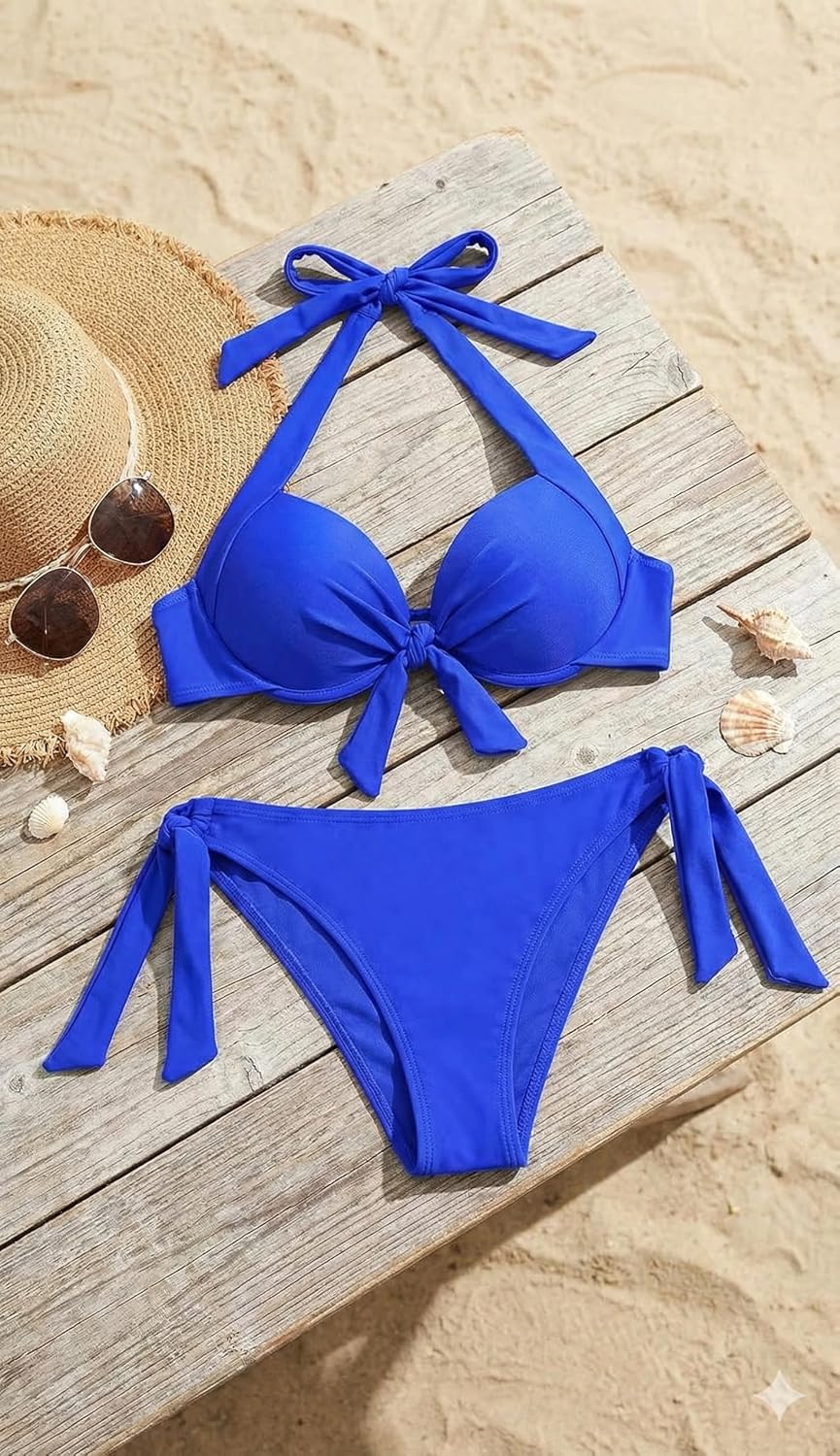 The Noosa Underwire Bikini Set in Navy